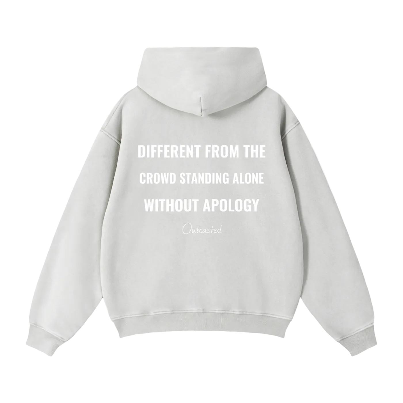 Zip-Through Boxy Fleece Hoodie