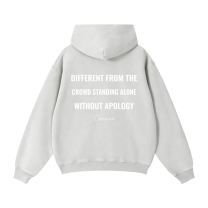Zip-Through Boxy Fleece Hoodie
