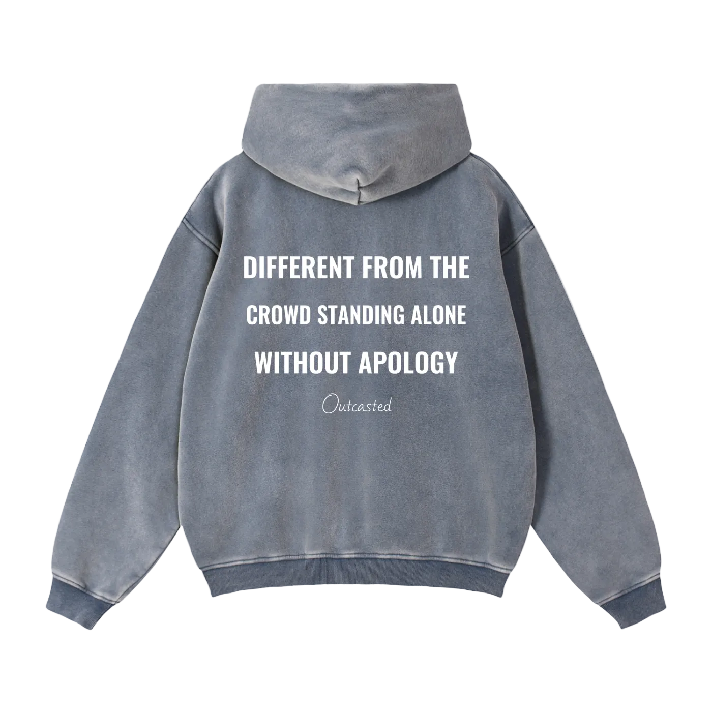 Zip-Through Boxy Fleece Hoodie